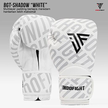 Glove INDOFIGHT “Shadow” White