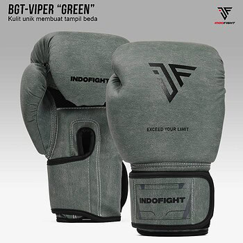 Glove INDOFIGHT “Viper” Green