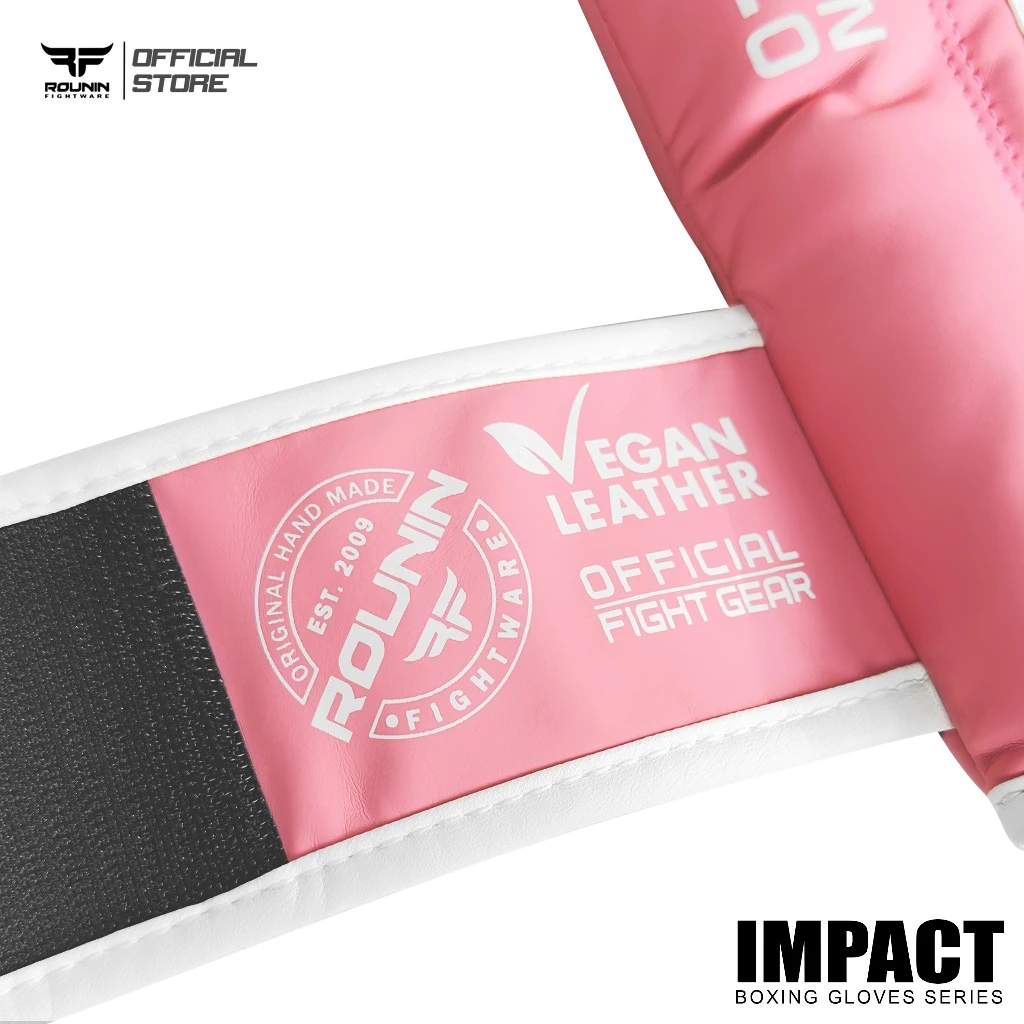 Boxing Gloves Rounin Impact Pink White - Image 3