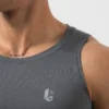 Baju Muscle Tee Lockerwear Abu Tua - Thumbnail Image 3
